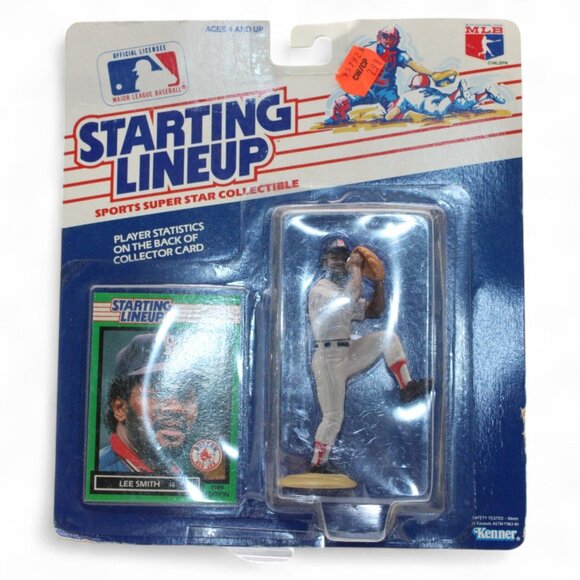 Lee Smith Starting Lineup 1989 MLB Action Figure & Collector Card By Kenner - Picture 1 of 3